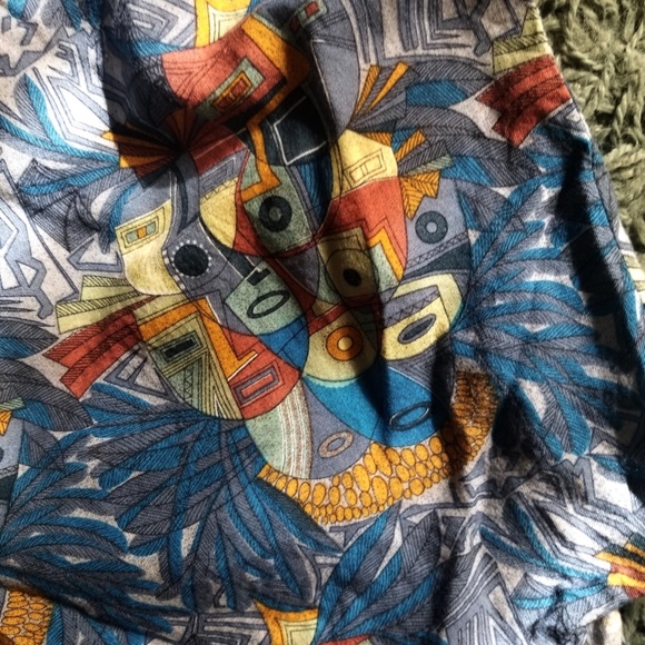 380. soft print blouse - Picture 3 of 4